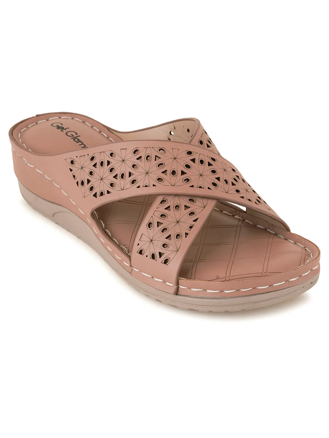 Women Peach Comfort Slip-on
