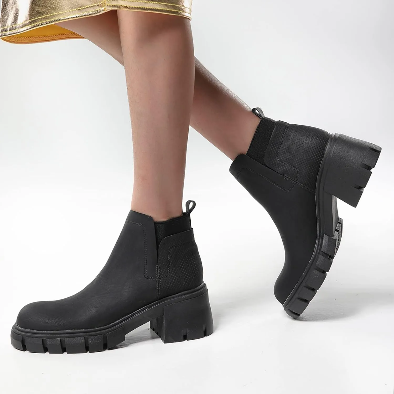 Womens Ankle Boots Ankle Boots for Women No Heel Working Boots for Women Tall Black Boots for Women No Heel Ankle Boots for Women with Heel Comfort Women's Black Ankle Boots Size 10