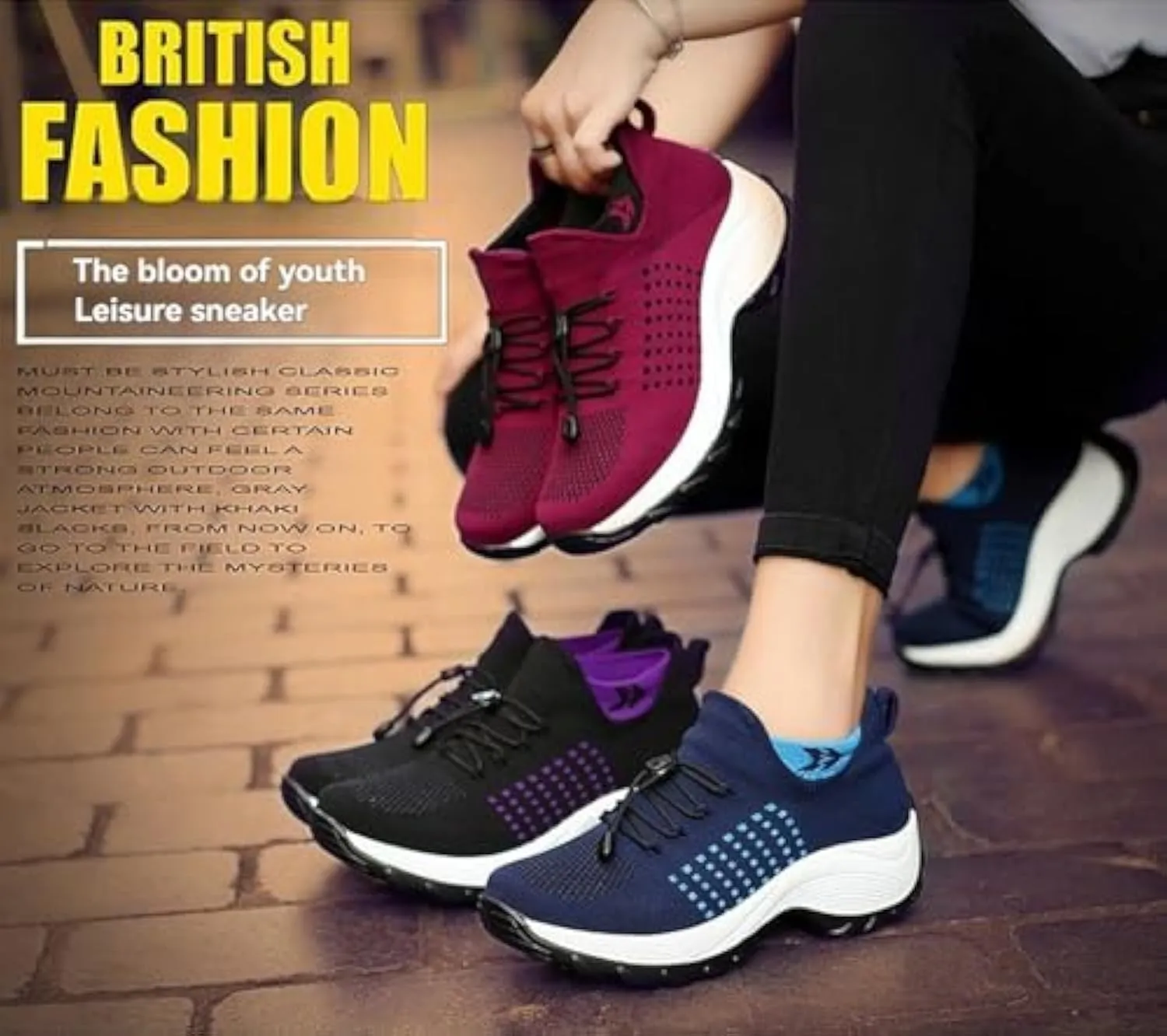 Women's Comfort Wear Orthowear Shoes, Orthopedic, Plantar Fasciitis, Black, One Size