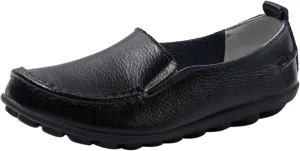 Women's Flats Shoes Slip On Work Shoes Comfort Walking Shoes Lightweight Comfort Penny Loafers Classic Wide Flats