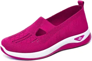 Women's Orthopedic Mesh Walking Shoes Athletic Sport Running Sneakers Slip-on Cozy Breathable