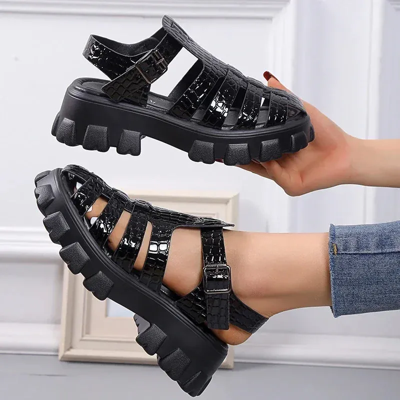 Women's Platform Style Gladiator Sandals with Heels
