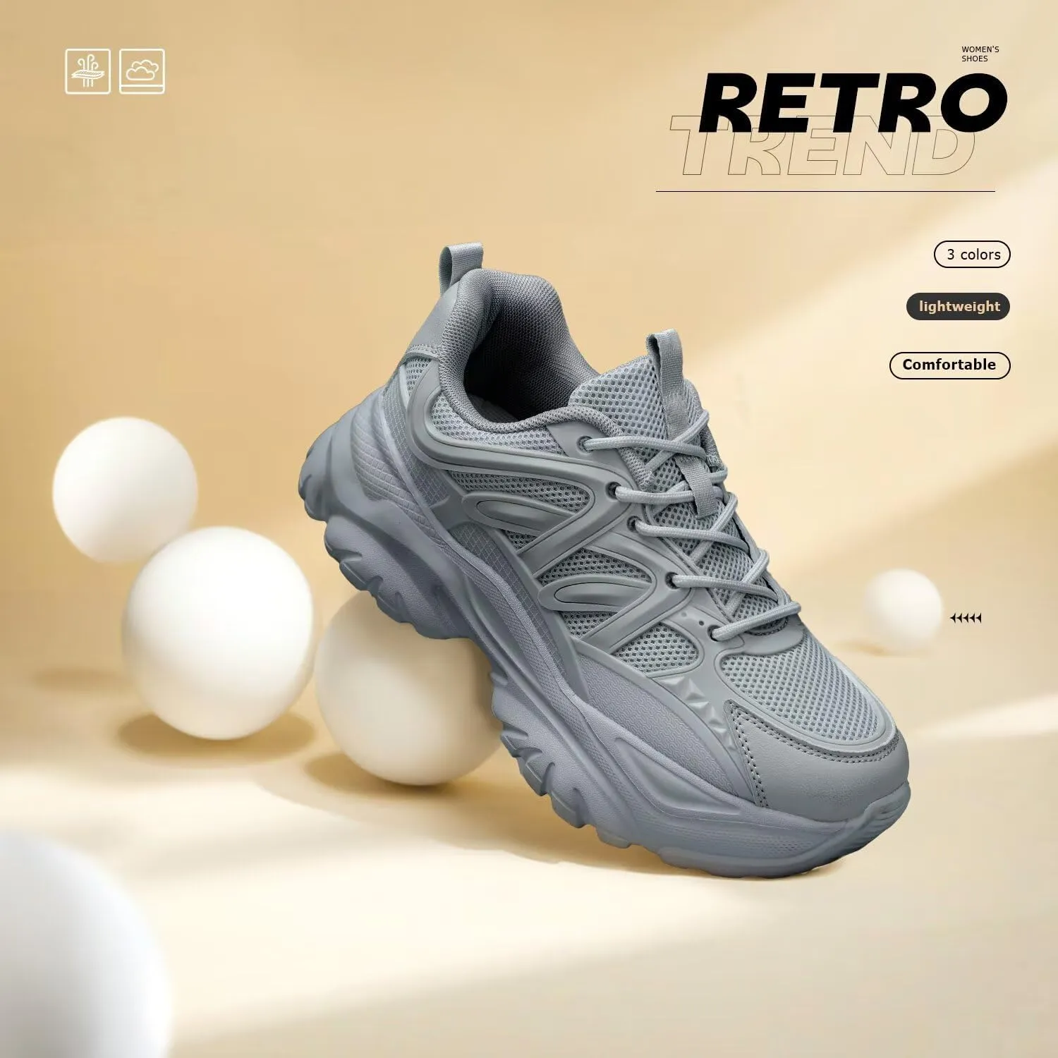 Women's Road Running Shoes Non Slip Ladies Walking Fashion Athletic Sneakers Work Gym Comfort Lightweight Mesh Soft Sole