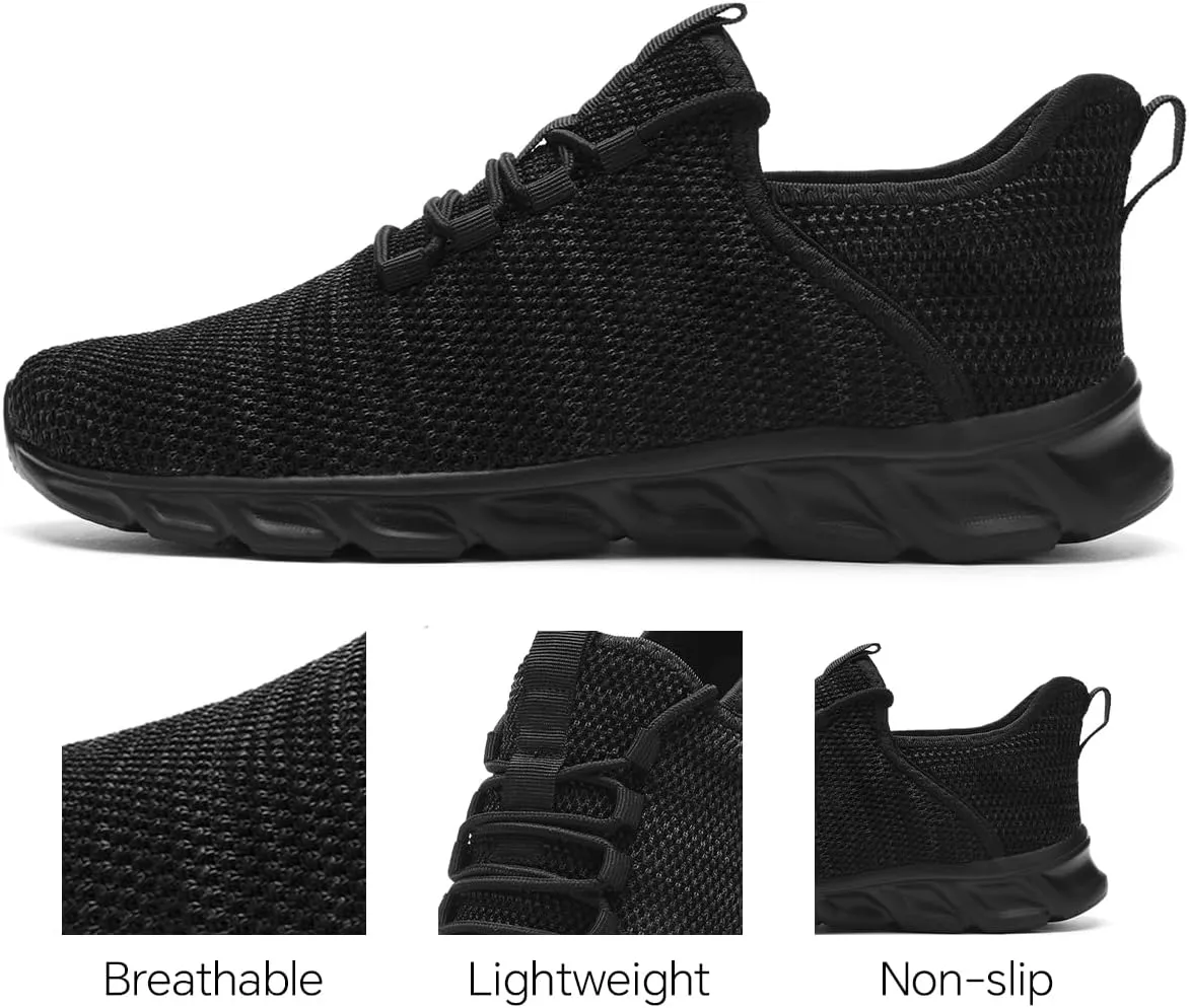Womens Running Shoes Casual Slip on Breathable Lightweight Walking Tennis Sneakers Comfortable Fashion Athletic Sports Gym Trainers