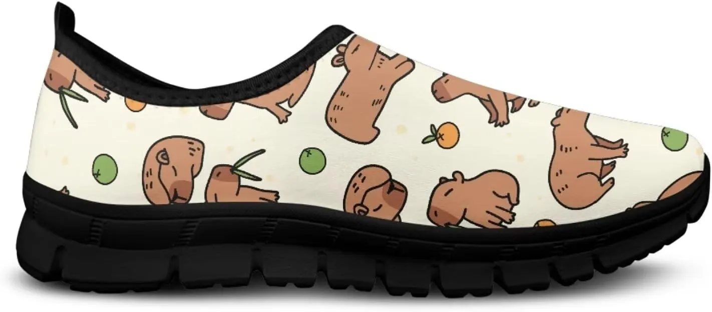 Women's Slip On Shoes Casual Low Top Flat Sneakers Non-Slip Comfort Breathable Footwear for Walking Tennis
