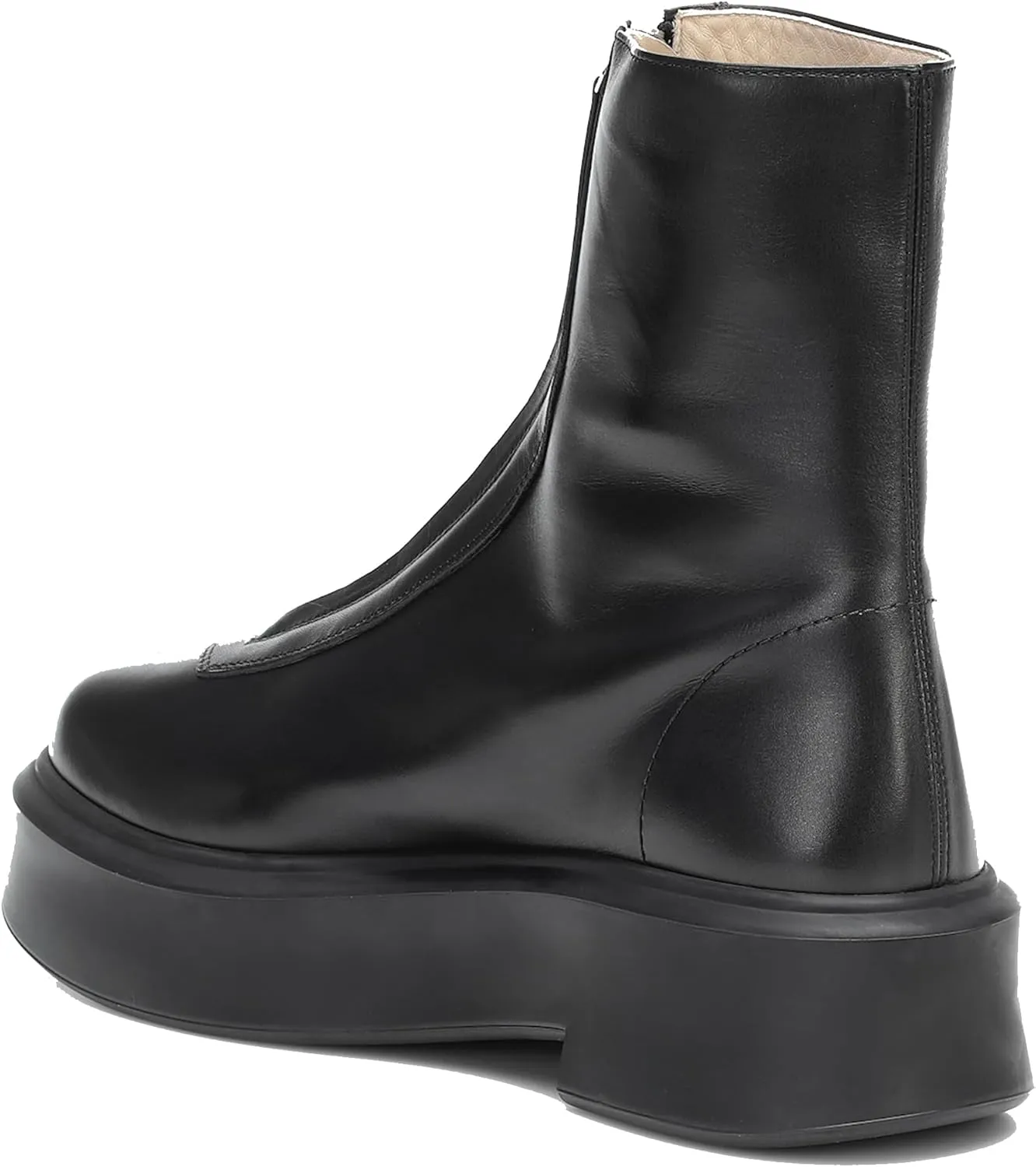 Women's Suede Platform Ankle Chelsea Boots - Comfortable, Casual, Chunky Low Heel, Front Zipper