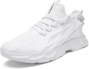 Womens Tennis Slip On Running Shoes Breathable Sneakers Athletic Lightweight Gym Sports Walking Shoes