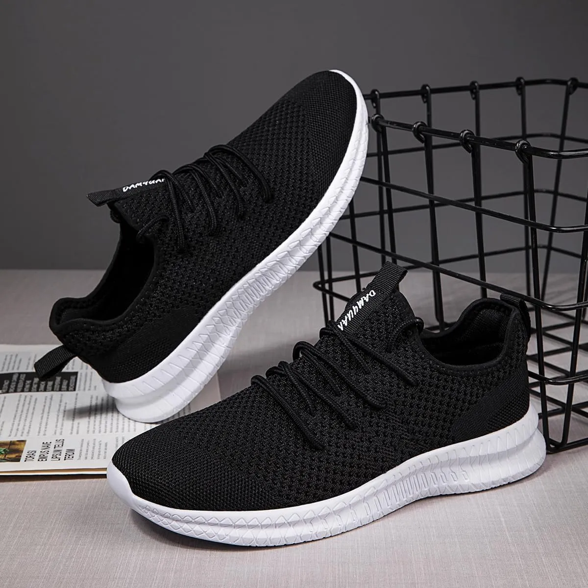 Womens Walking Running Shoes Sneakers Slip On Sport Tennis Athletic Gym Shoes Casual Fashion Lightweight Breathable Non Slip Workout Workout Trainers Shoe