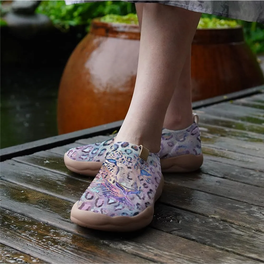 Women's Walking Travel Shoes Slip On Knit Casual Loafers Lightweight Comfort Fashion Sneaker