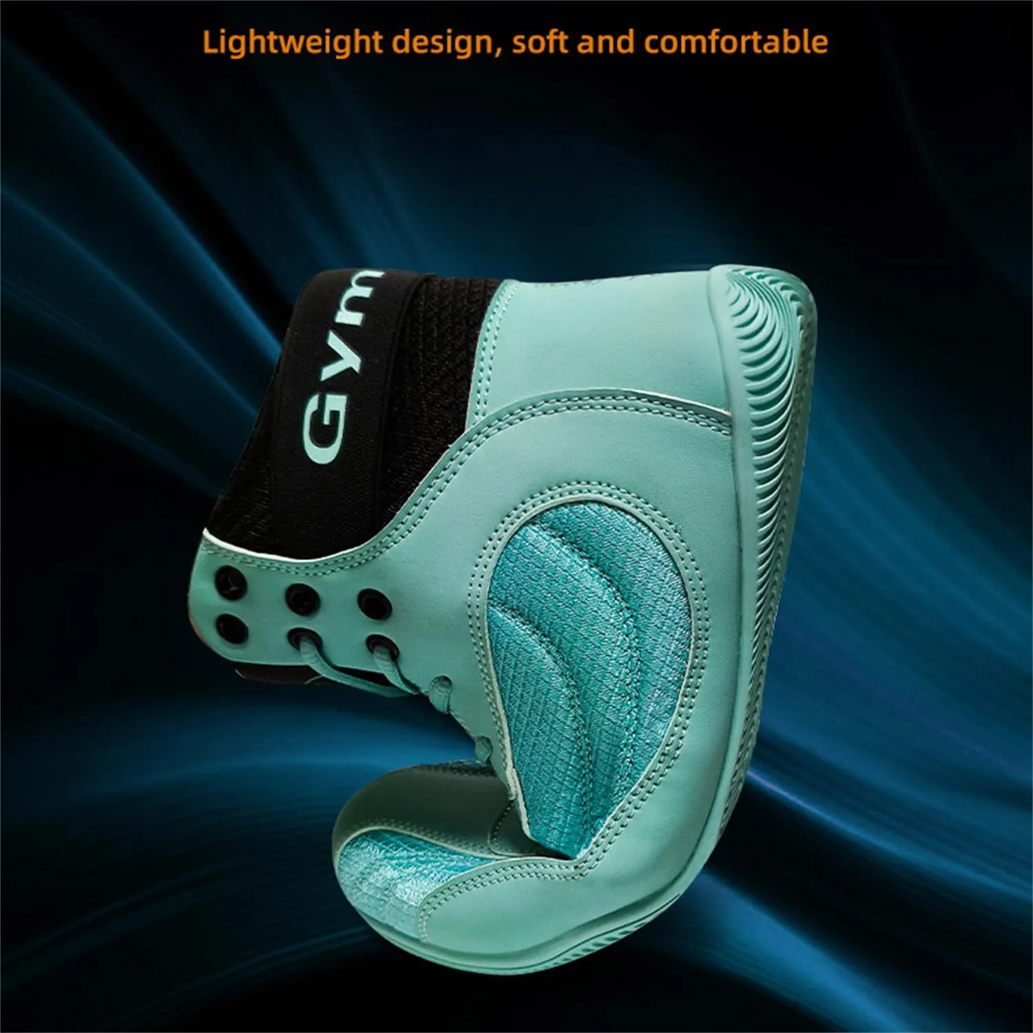 Wrestling Footwear, Pro Boxing Shoes for Men, Breathable MMA Footwear Anti-Slip Durable Sole