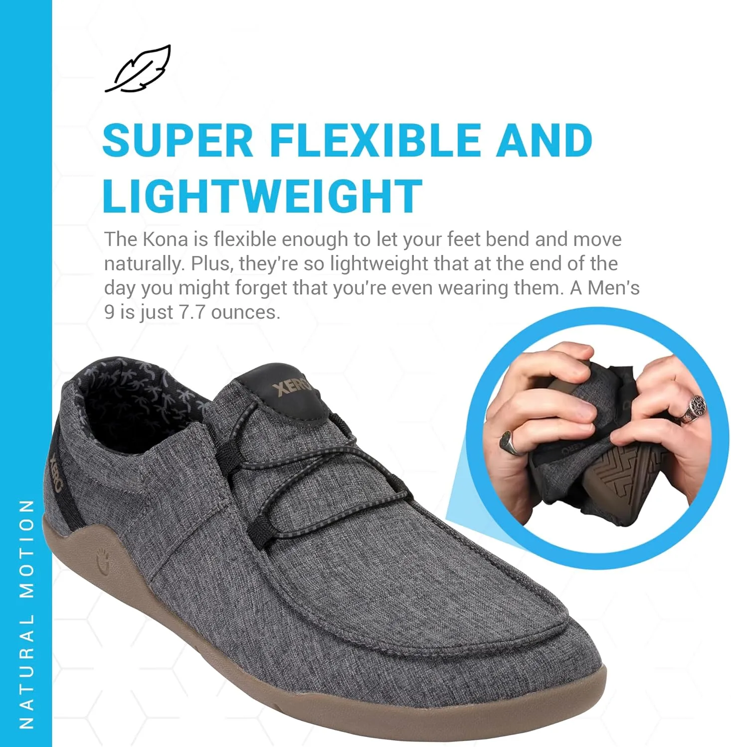 Xero Shoes Men's Kona Barefoot Casual Slip On