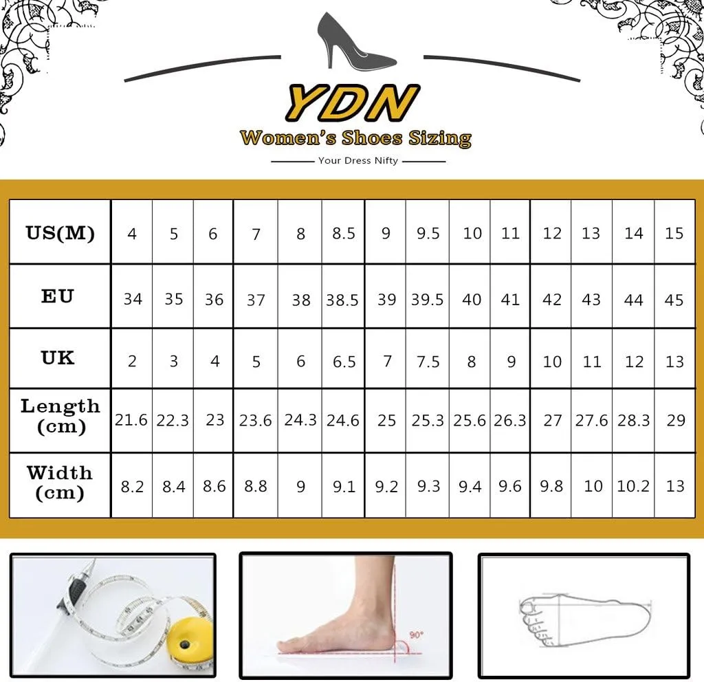 YDN Women Casual D'Orsay Pointed Toe Ballet Flats Comfort Slip-on Walking Shoes with Ankle Strap