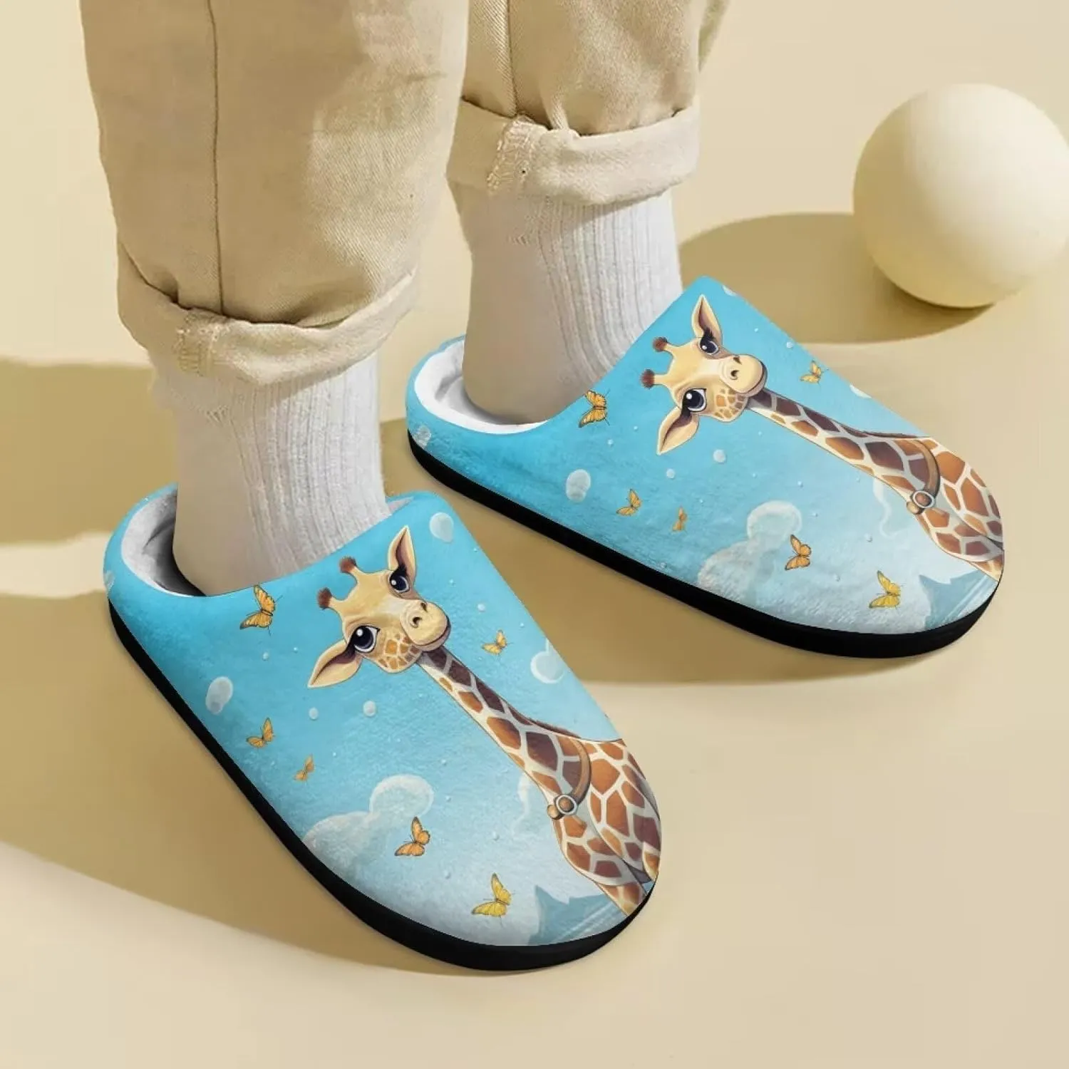 Ystardream Toddler House Slippers for Girls Boys Big Kids for Indoor & Outdoor Winter